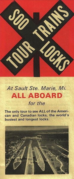 Soo Train Tours - Postcard Info And Momentos (newer photo)